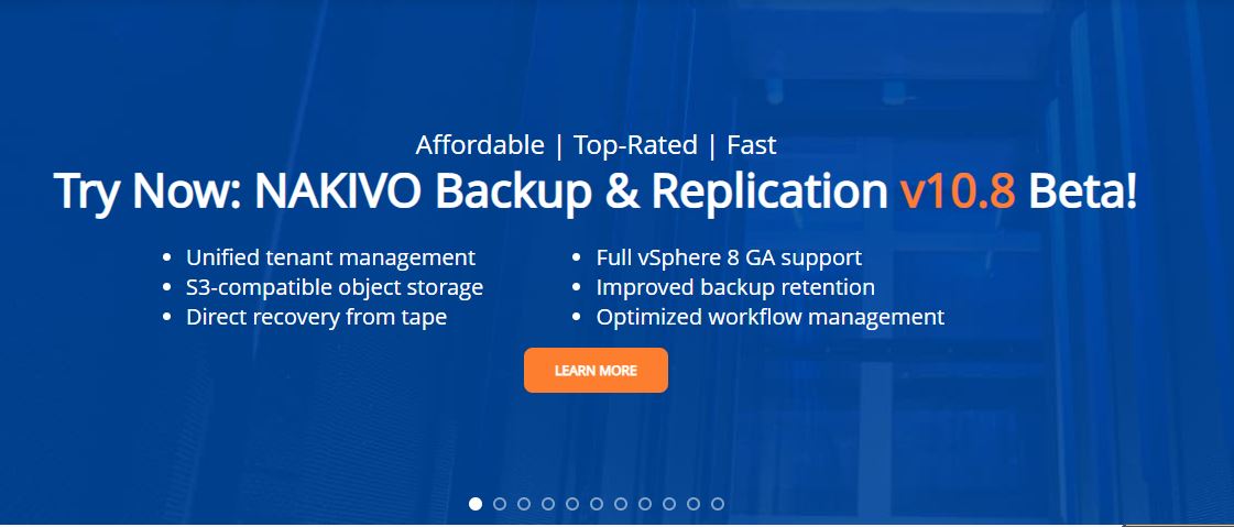 NAKIVO Backup & Replication v10.8